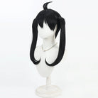 Fire Force Kotatsu Tamaki Long Straight Ponytail Black Cosplay Wigs - lemailwigs