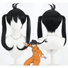 Fire Force Kotatsu Tamaki Long Straight Ponytail Black Cosplay Wigs - lemailwigs