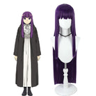 Frieren: Beyond Journey's End Fren Cosplay Costume And Purple Wig Kit - lemailwigs