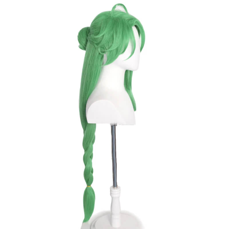 Game Genshin Impact Baizhu Long Green Braided Cosplay Wigs - lemailwigs