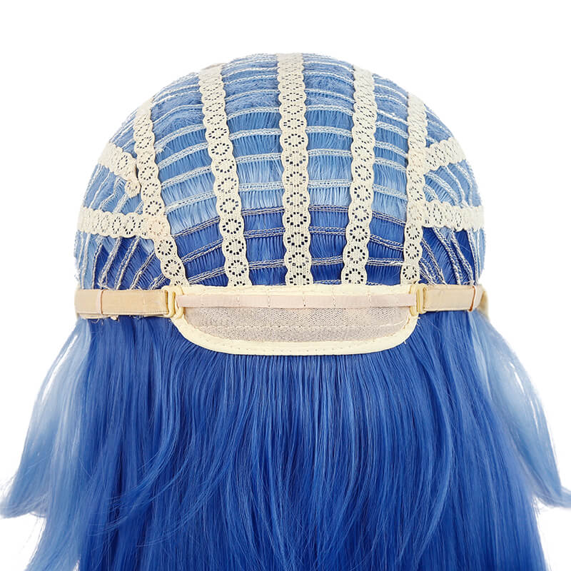Game Genshin Impact Ganyu Long Gradient Blue Cosplay Wigs - lemailwigs