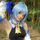 Game Genshin Impact Ganyu Long Gradient Blue Cosplay Wigs - lemailwigs