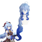 Game Genshin Impact Ganyu Long Gradient Blue Cosplay Wigs - lemailwigs