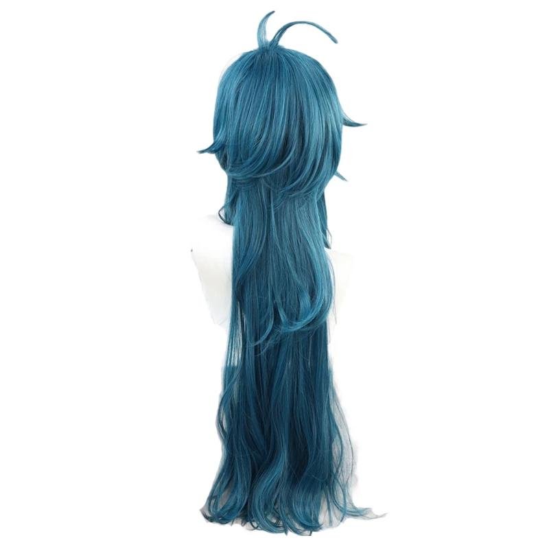 Game Genshin Impact Kaeya Long Blue Men Cosplay Wigs - lemailwigs