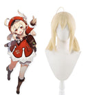 Game Genshin Impact Klee Beige Ponytail Cosplay Wigs - lemailwigs