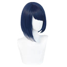 Game Genshin Impact Kujyo Sara Long Straight Blue Cosplay Wigs - lemailwigs