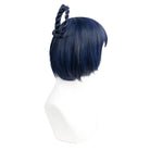 Game Genshin Impact XiangLing Short Dark Blue Braided Cosplay Wigs - lemailwigs