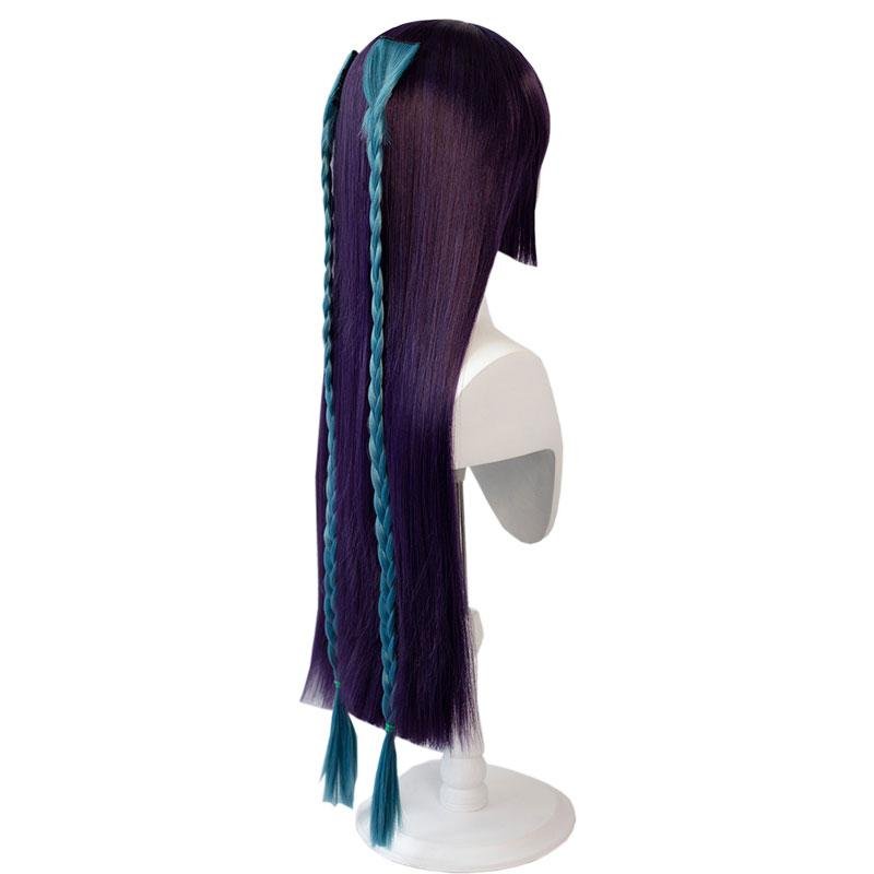 Game Genshin Impact Yunjin Purple Long Cosplay Wigs - lemailwigs