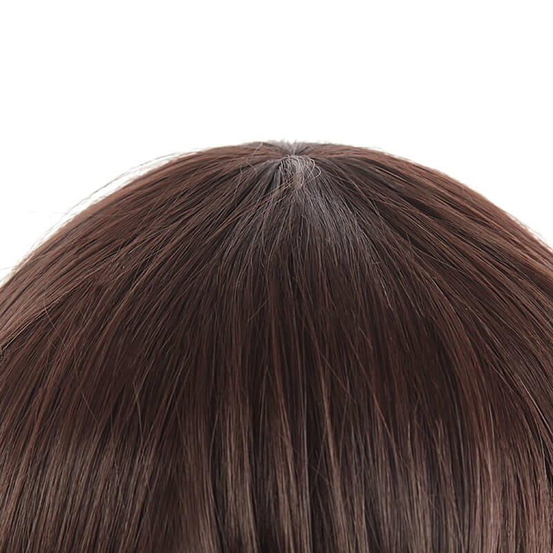 Genshin Impact Amber Long Straight Brown Cosplay Wigs - lemailwigs