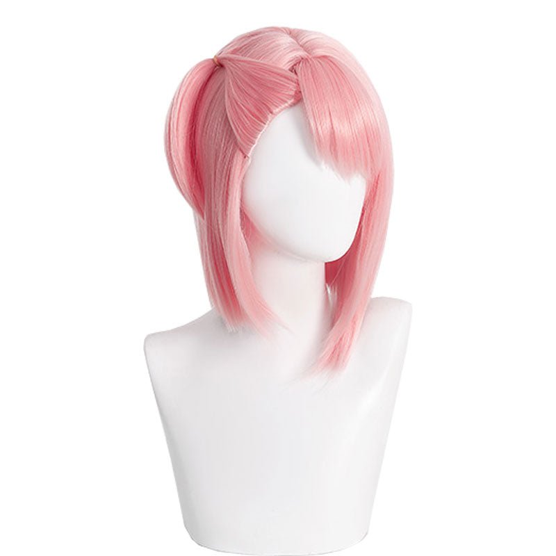 Genshin Impact Charlotte Short Pink Cosplay Wig - lemailwigs