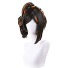 Genshin Impact Chiori Black Mixed Orange Cosplay Wig - lemailwigs