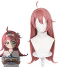 Genshin Impact Clervie Pink Cosplay Wig - lemailwigs