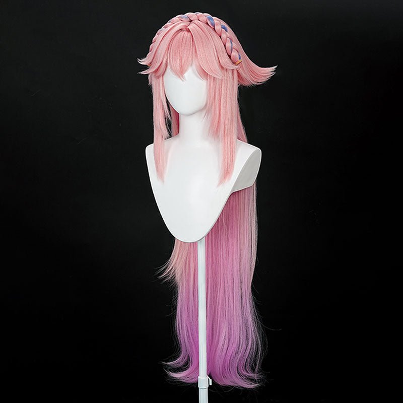 Genshin Impact Douyin Yae Miko Tiktok Cosplay Wig - lemailwigs