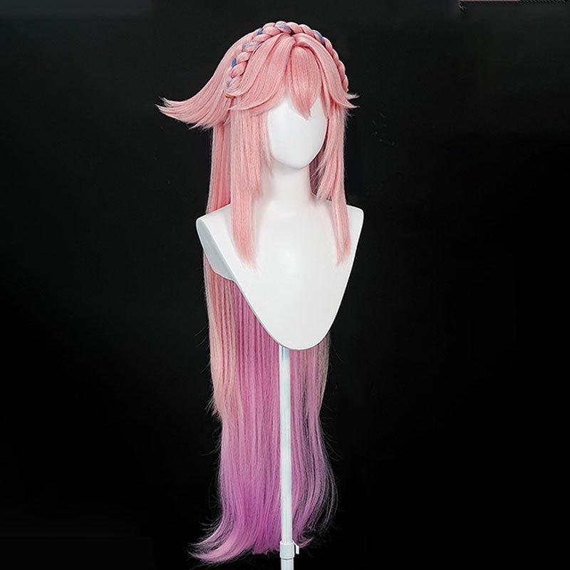 Genshin Impact Douyin Yae Miko Tiktok Cosplay Wig - lemailwigs