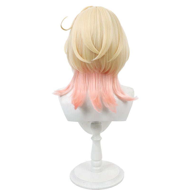 Genshin Impact Emilie Yellow mixed Pink Cosplay Wig - lemailwigs