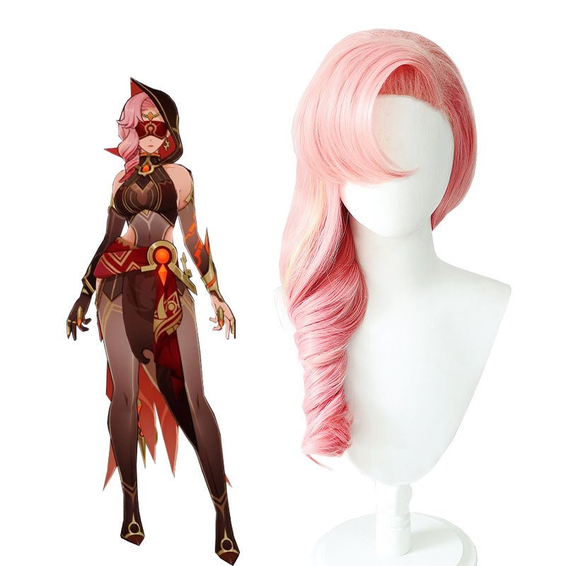 Genshin Impact Eremite Scorching Loremaster Cosplay Wig - lemailwigs