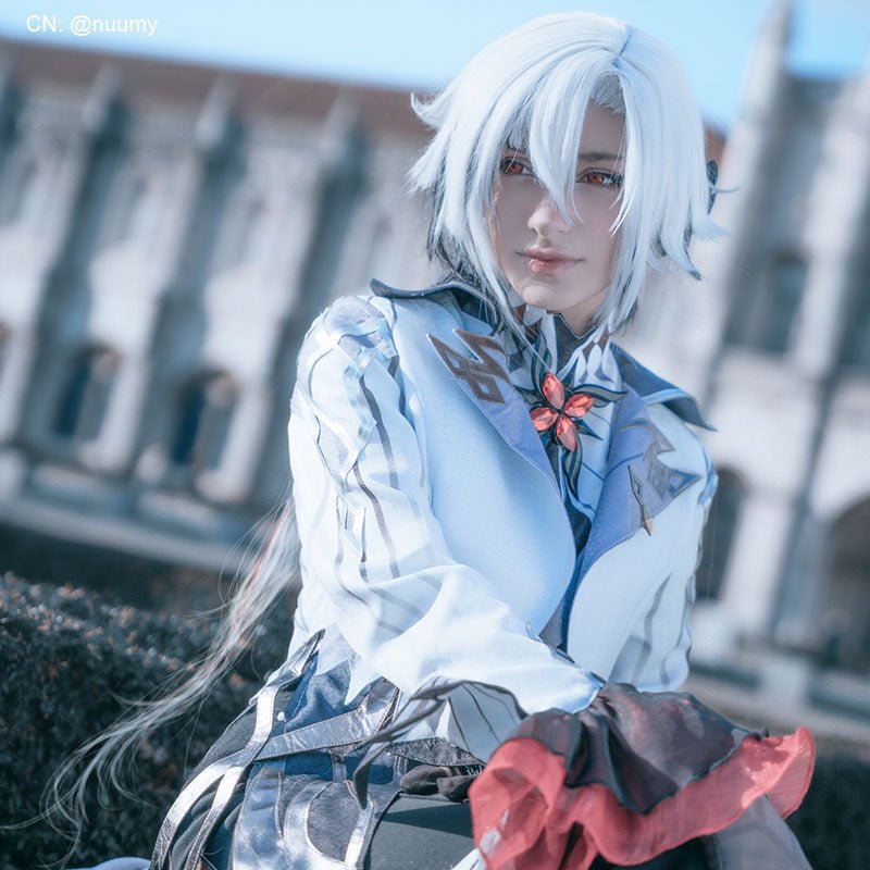 Genshin Impact Fatui Arlecchino Long Cosplay Wig - lemailwigs