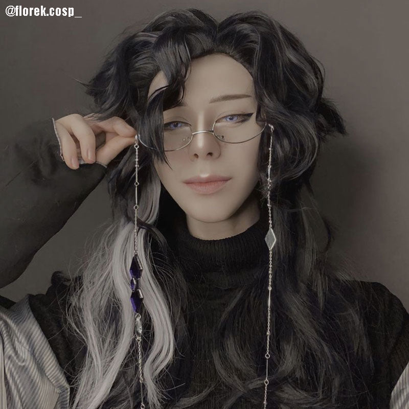 Genshin Impact Fatui Regrator Pantalone Cosplay Wigs - lemailwigs