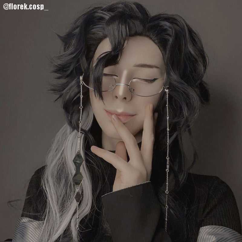 Genshin Impact Fatui Regrator Pantalone Cosplay Wigs - lemailwigs