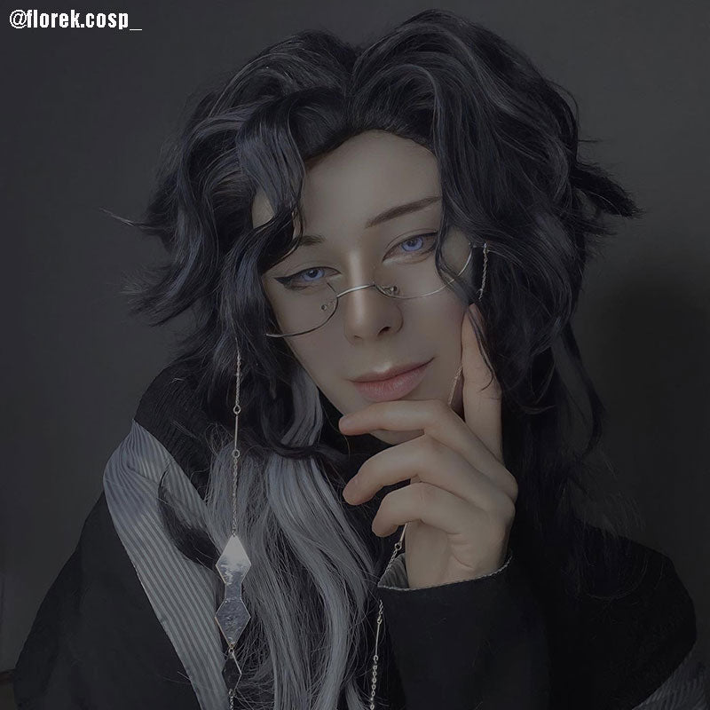 Genshin Impact Fatui Regrator Pantalone Cosplay Wigs - lemailwigs