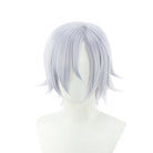 Genshin Impact Fatui Short Blue Grey Cosplay Wigs - lemailwigs
