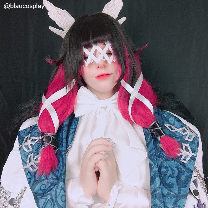 Genshin Impact Fatui Snezhnaya Damselette Columbina Cosplay Wigs - lemailwigs