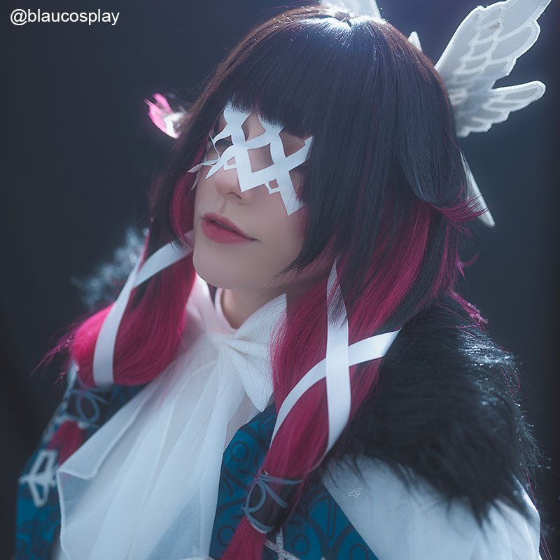 Genshin Impact Fatui Snezhnaya Damselette Columbina Cosplay Wigs - lemailwigs