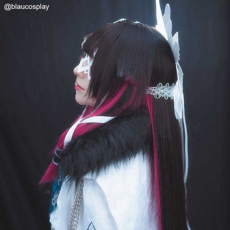 Genshin Impact Fatui Snezhnaya Damselette Columbina Cosplay Wigs - lemailwigs