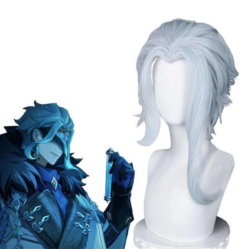 Genshin Impact Fatui The Doctor Dottore Cosplay Wigs - lemailwigs