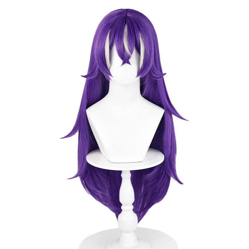 Genshin Impact Fontaine Chevreuse Purple Mixed White Cosplay Wig - lemailwigs