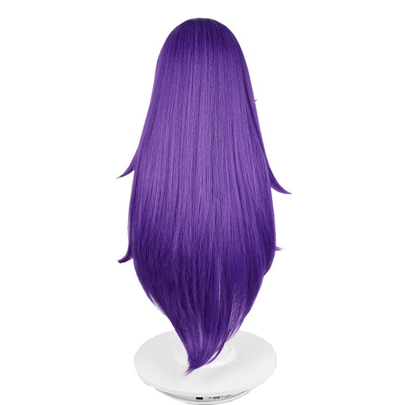 Genshin Impact Fontaine Chevreuse Purple Mixed White Cosplay Wig - lemailwigs