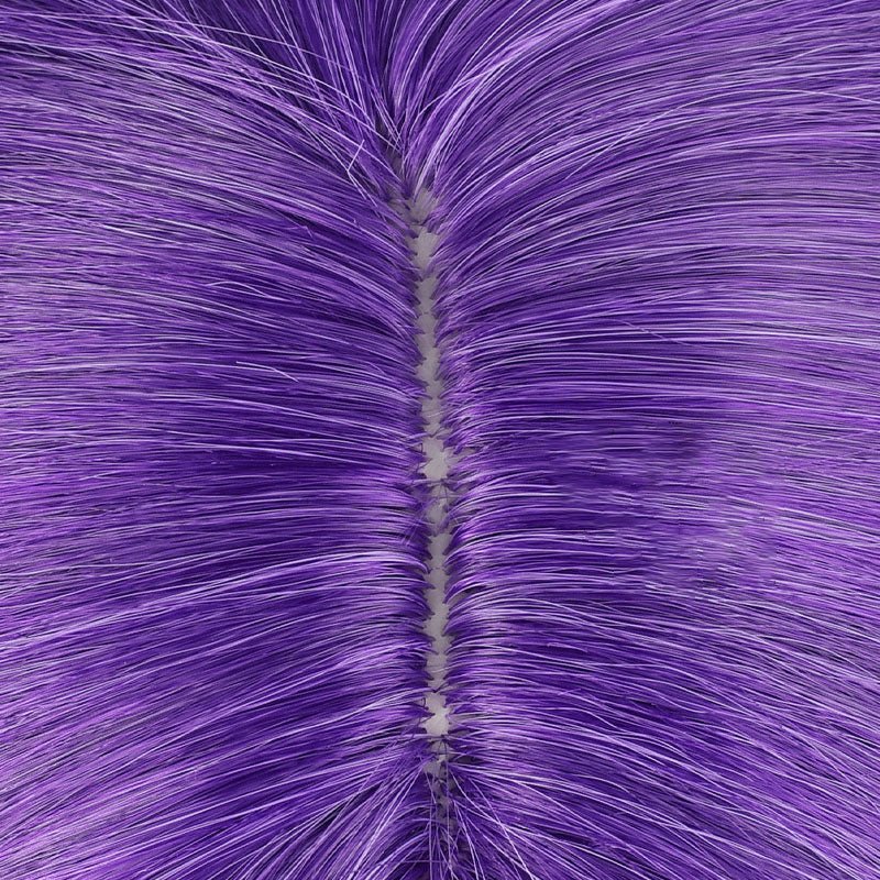 Genshin Impact Fontaine Chevreuse Purple Mixed White Cosplay Wig - lemailwigs