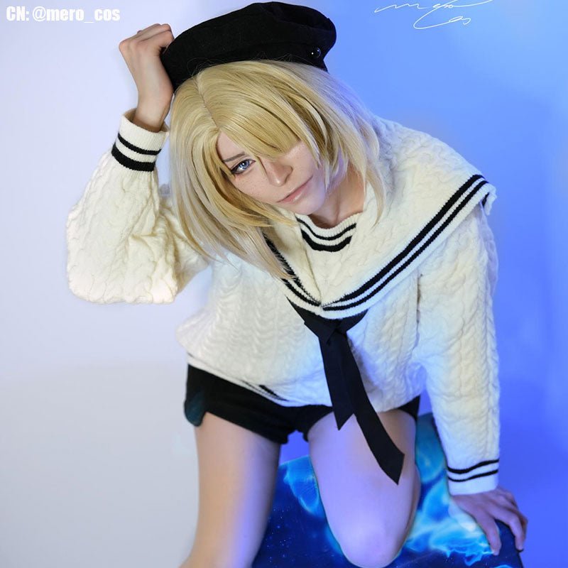 Genshin Impact Fontaine Freminet Short Blonde Cosplay Wig - lemailwigs