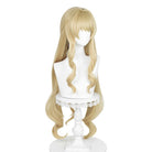 Genshin Impact Fontaine Navia Long Curly Blonde Halloween Cosplay Wig - lemailwigs