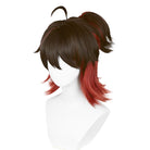 Genshin Impact Gaming Brown Mixed Red Cosplay Wig - lemailwigs