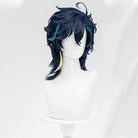 Genshin Impact Kinich Blue Black Short Cosplay Wig - lemailwigs