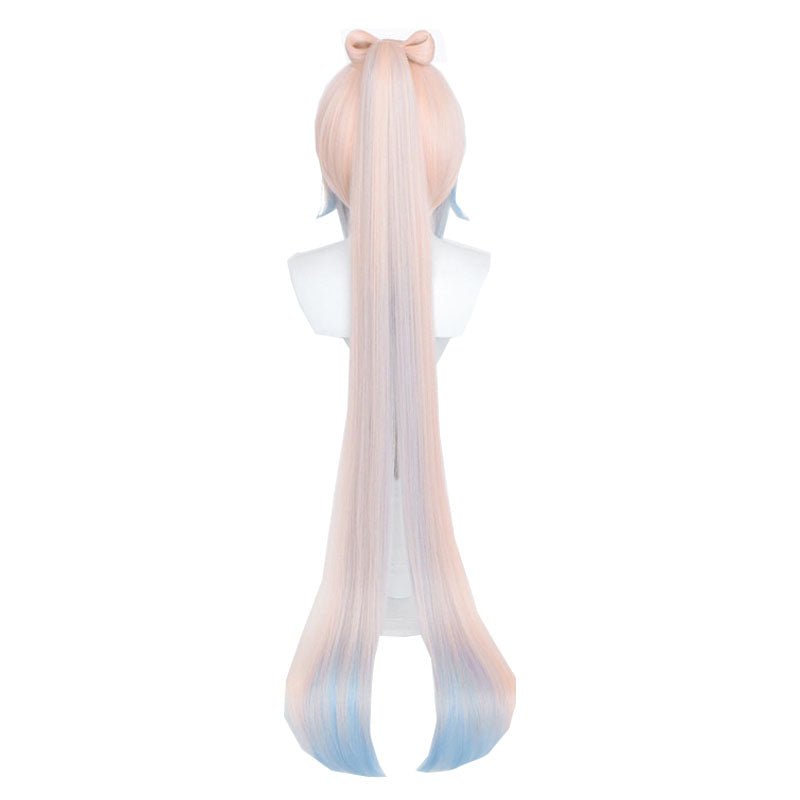 Genshin Impact Kokomi Light Orange Gradient Cosplay Wigs4