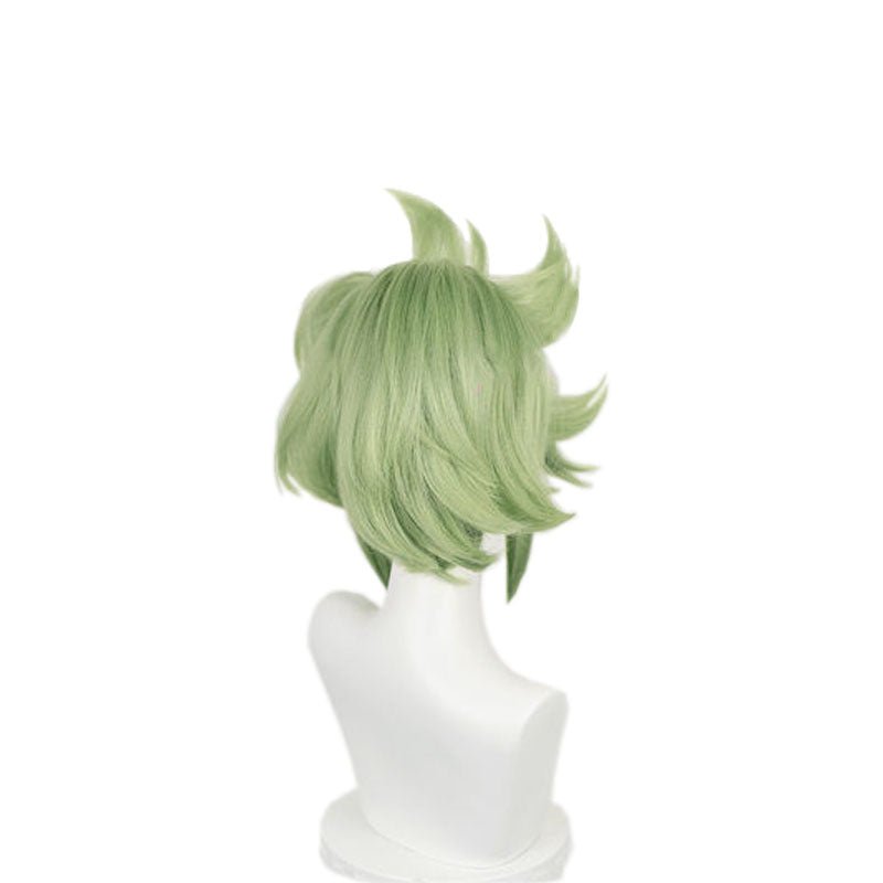 Genshin Impact Kuki Shiobu Short Green Cosplay Wigs - lemailwigs