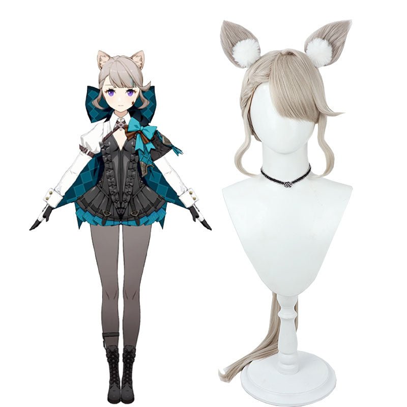 Genshin Impact Lynette Multi - Color Cosplay Wig - lemailwigs