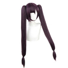 Genshin Impact Mona Long Straight Purple Ponytail Cosplay Wigs - lemailwigs