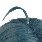 Genshin Impact Mountain Demon Xiao Short Mixed Blue Cosplay Wigs - lemailwigs