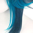 Genshin Impact Mountain Demon Xiao Short Mixed Blue Cosplay Wigs - lemailwigs