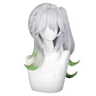 Genshin Impact Nahida Grey Mixed Green Cosplay Wigs - lemailwigs