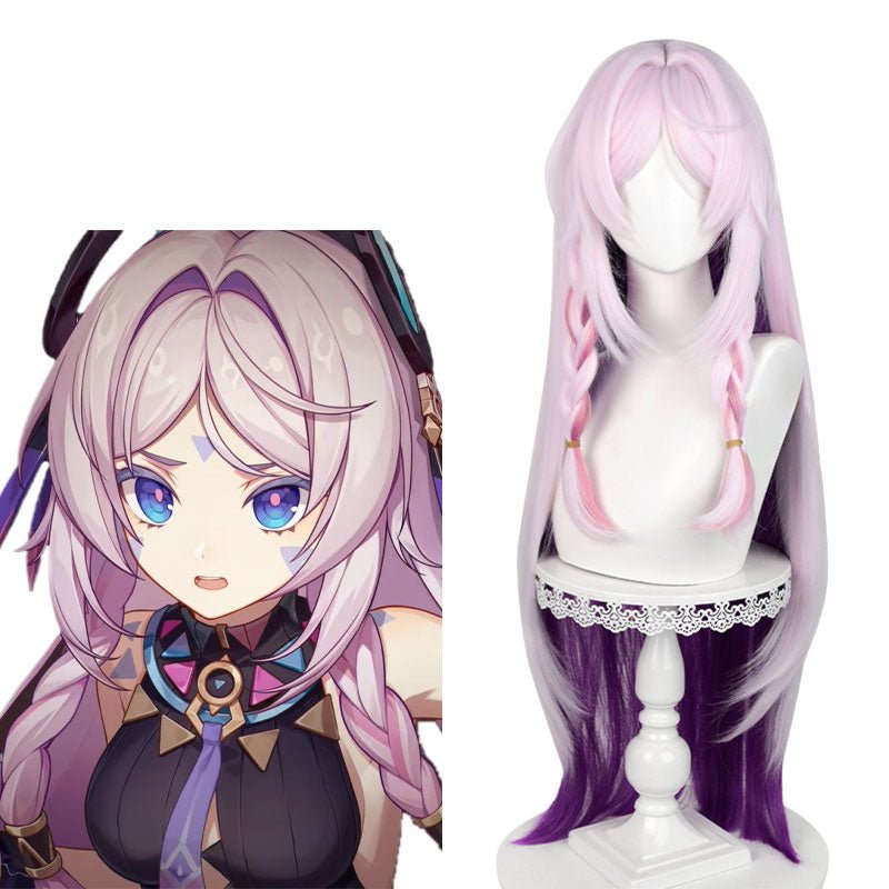 Genshin Impact Natlan Citlali Pink mixed Purple Cosplay Wig - lemailwigs