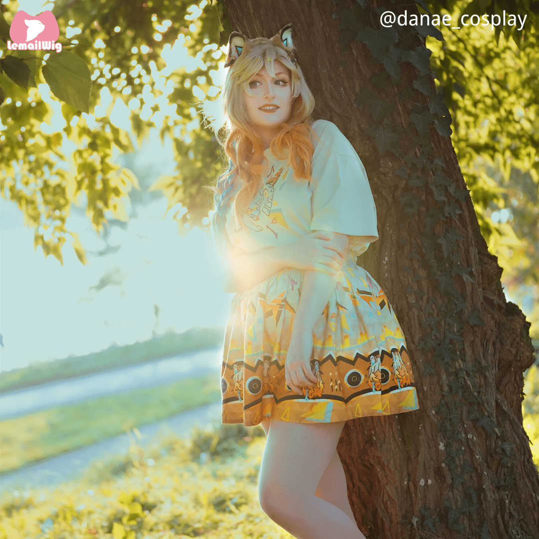 Genshin Impact Natlan Xilonen Cosplay Wig - lemailwigs