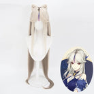 Genshin Impact Ningguang Long Straight Blonde Cosplay Wigs With Bow - lemailwigs