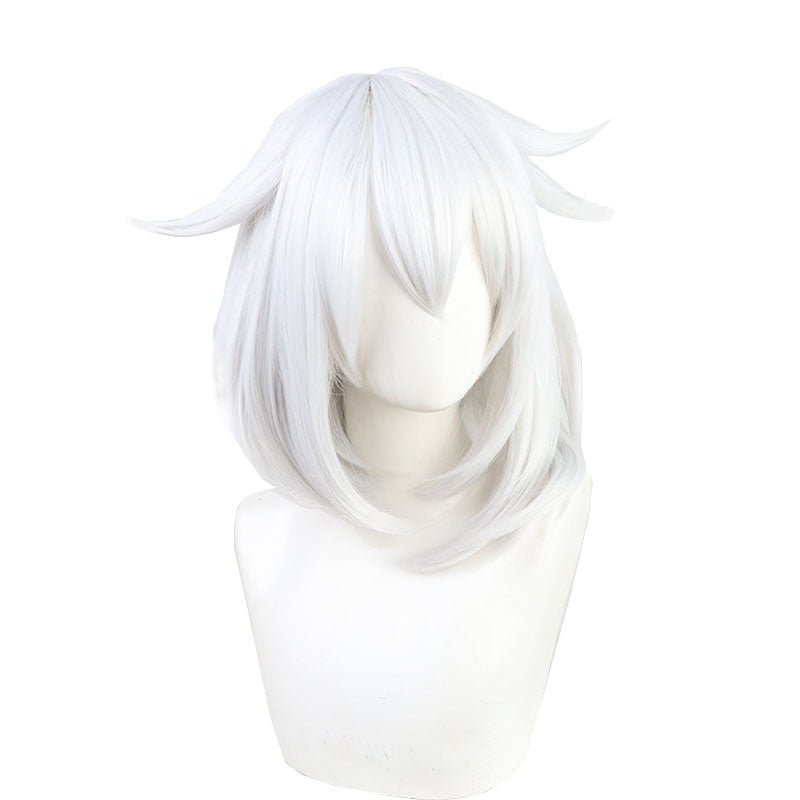 Genshin Impact Paimon Silver Cosplay Wigs - lemailwigs