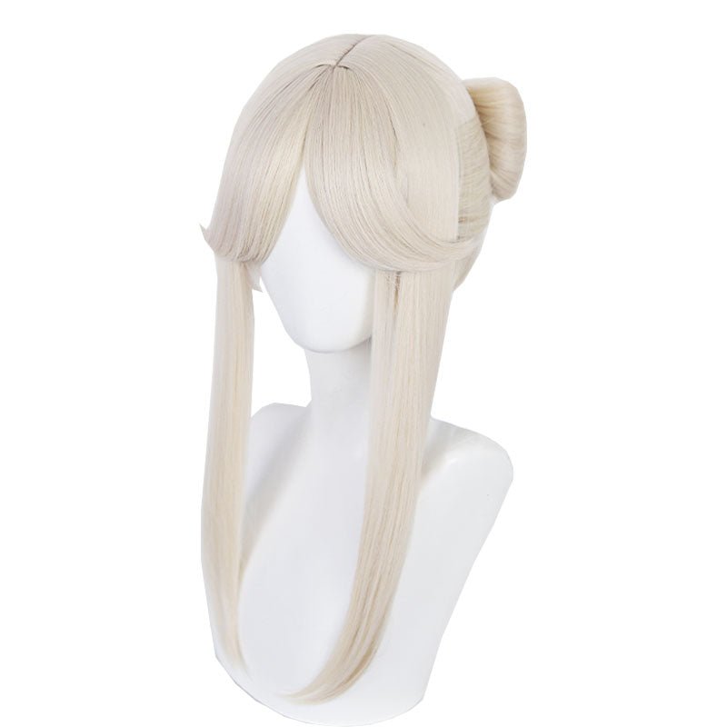 Genshin Impact Pizza Hut Ningguang Cosplay Wig - lemailwigs
