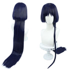 Genshin Impact Scaramouche Long Dark Bule Cosplay Wig - lemailwigs
