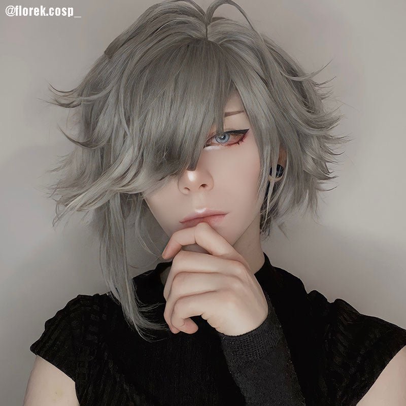 Genshin Impact Sumeru Al - Haitham Cosplay Wigs - lemailwigs